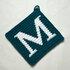 Letter "M" Potholder Crochet Pattern - for beginners