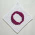 Letter "O" Potholder Crochet Pattern - for beginners