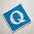 Letter "Q" Potholder Crochet Pattern - for beginners