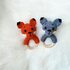 Crochet Pattern 2in1 Wolf and Fox Rattle, crochet Babyrattle