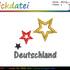 Stickdatei "Deutschland - Sterne"