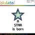 Stickdatei "A Star is born / Stern"