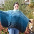 Poncho "Make my Day" aus 2 BOBBEL-MERINO v on Woolly Hugs gestrickt