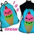 Häkelanleitung * ICE-CREAM Eistüte * Häkel-RUCKSACK~BEUTEL * C2C, Ecke zu Ecke