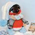 203 Crochet Pattern - Bullfinch with Hat and Scarf - Amigurumi soft toy PDF file by Ogol CP