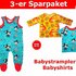 Schnittmuster Baby Shirt & Baby Strampler - inkl. Nähanleitung