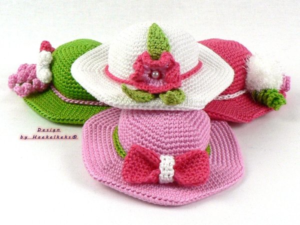 Crochet pincushion // crochet decorative hat /// DIY
