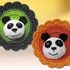 Häkelanleitung Panda Applikation - Aufnäher Patch