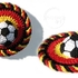 Häkelanleitung Fußball Applikation - Aufnäher Patch