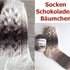 Socken Schokoladenbäumchen stricken - mit Größentabelle von Baby bis Herrengröße