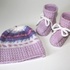 Strickanleitung Baby-Set, Booties und Mützchen im Flechtmuster, 0 - 5 Monate