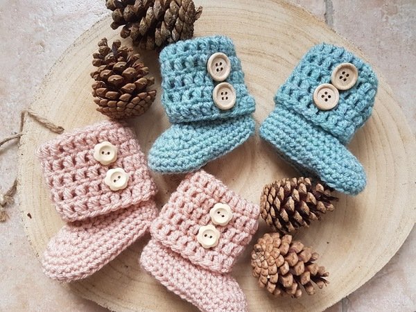 baby uggs crochet pattern
