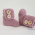 Crochet pattern baby booties