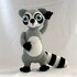 Randy the racoon crochet pattern