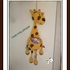 Haarspangenhalter Haargummihalter Giraffe