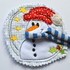 Stickdatei Doodle Schneemann 3er Set für den 10x10cm Rahmen