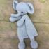 Amigurumi First Toy Elephant Crochet Security Blanket Pattern