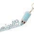 Crochet pattern for the keychain colored pencil "blue"