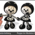 159DE Häkelanleitung Puppe im Skeleton Kleid - Amigurumi PDF Stelmakhova CP