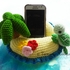 Island crochet pattern support for smartphone PDF english- deutsch-dutch ternura amigurumi