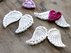 Pair of Wings, Angel Wings with Heart - Crochet Pattern