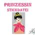 Prinzessin Stickdatei