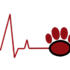 Stickdatei EKG-linie Pfote 10er und 13er 2 Gößen