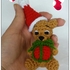 Crochet pattern for little bear Christmas PDF ternura amigurumi english