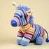 Rainbow Zebra NORA knitting pattern