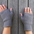 Fingerless mittens knitting pattern, three sizes: small,medium, large