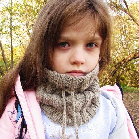 Knitting Pattern-the Tuft Hooded Scarf 12/18 Months, Toddler, Child, Teen,  Adult Sizes 