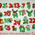 Adventskalender Zahlen Stickdatei