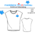 1414 Schnittmuster Damenshirt T Shirt Kurzarm Sommer Gr. 32/34-44/46 PDF