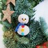 Schneemann Weihnachtsdeko, Christbaumschmuck, Schlüsselanhänger