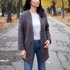 Celtic cable cardigan