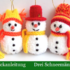 162DE Strickanleitung Schneemänner - Amigurumi PDF Zabelina CP