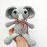 Crochet Pattern Elli the Elephant, Amigurumi, crochet Elephant