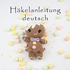 Lebkuchenfrau häkeln • PDF Häkelanleitung • Deutsch • Amigurumi