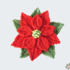 Crochet pattern application poinsettia