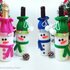 153 Knitting Pattern - Snowman bottle covers for wine and champagne - Amigurumi PDF file by Zabelina CP