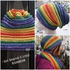 Häkelset Beanie & Loop RAINBOW