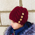 Hat pattern knitted