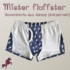 Mister fluffster ~ Boxershorts aus Jersey, Retro Unterhose für Männer, S-XXXL