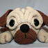 Milo the pug crochet pattern in english