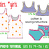 Undies girls sewing pattern • sizes EU 74 – 152 / US 9M - 12 years