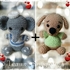 Crochet pattern Thoby, the puppy + Elly, the elephant PDF english- deutsch- dutch ternura amigurumi