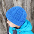 Knitted hat pattern cap