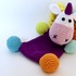 Crinkle toy little unicorn