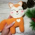 Fuchs als Babyspielzeug oder Kuschelkissen