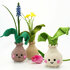 Little Flower Bulb Vase - cute Spring/Easter Docoration - Crochet Pattern